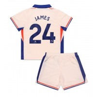 Chelsea Reece James #24 Bortedraktsett Barn 2024-25 Kortermet (+ Korte bukser)